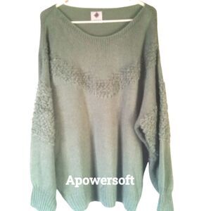 Green Love Like Sweater